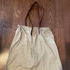 Zadig & Voltaire Tote - Cotton with Monogram Logo - Leather Handles Unused
